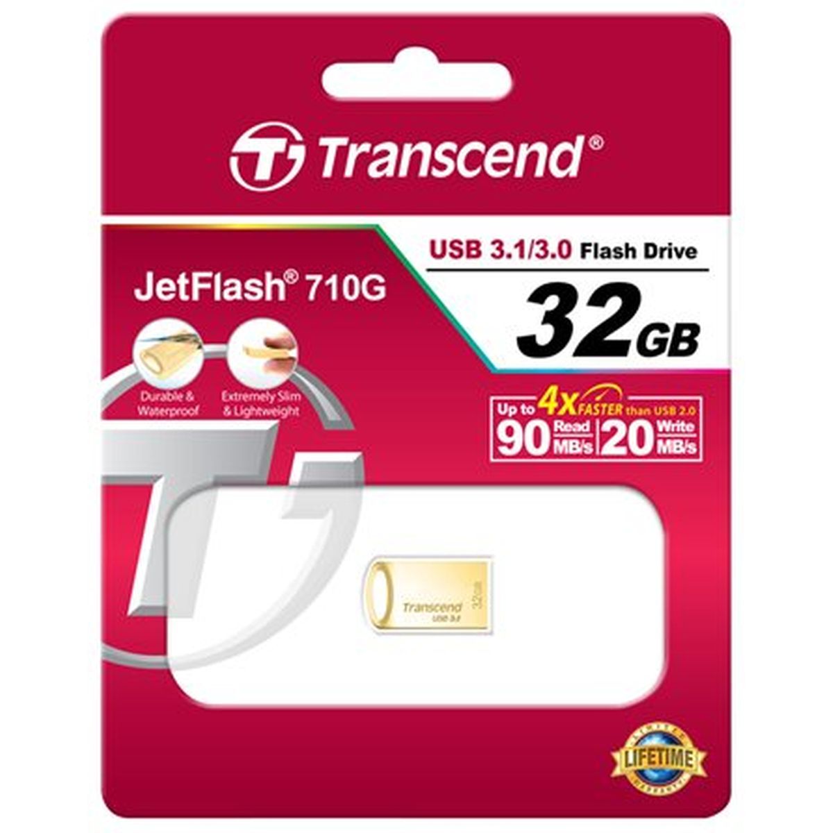 Transcend Jetflash 32GB 710 Gold Plating - image 4 of 4