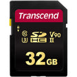 Transcend SDHC 32GB (R285/W180MB/s UHS-II U3 MLC V90 CL10