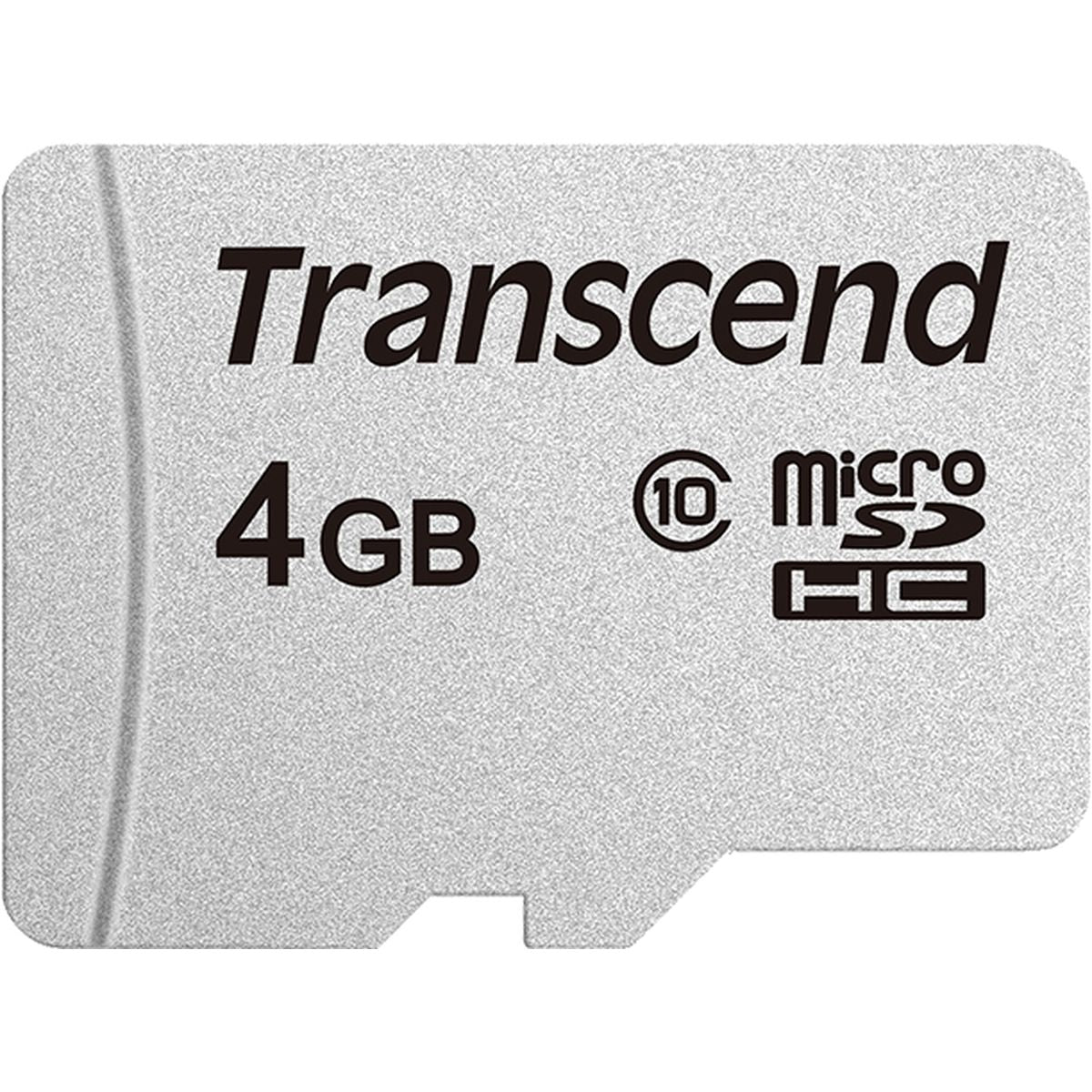 Transcend MicroSDHC 4GB Card Class 10 20MB/s