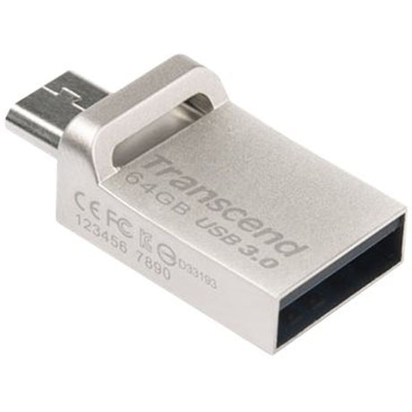 Transcend Jetflash For Android 64GB 880 USB3.0 Silver - image 2 of 3