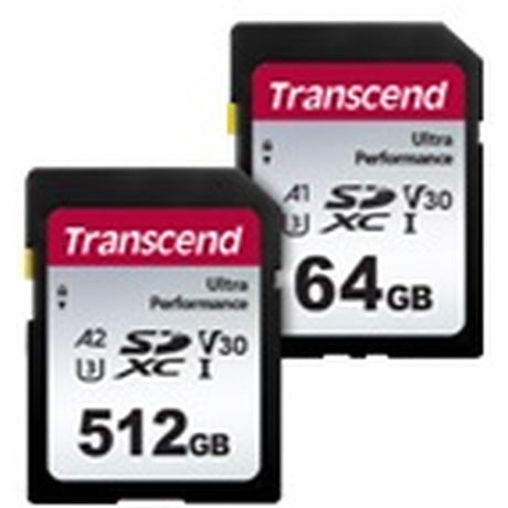 Transcend 64GB SDXC UHS-I U3 A1 V30 Ultra Performance (R 160MB/s | W 50MB/s)