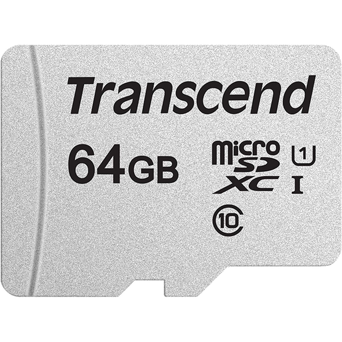 Transcend SDXC 64GB UHS-I U1 MicroSD w/o Adapter