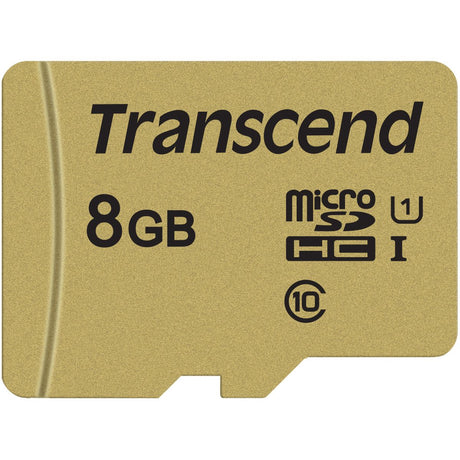 Transcend MicroSDHC 8GB UHS-I U1 MicroSD w/ Adapter MLC