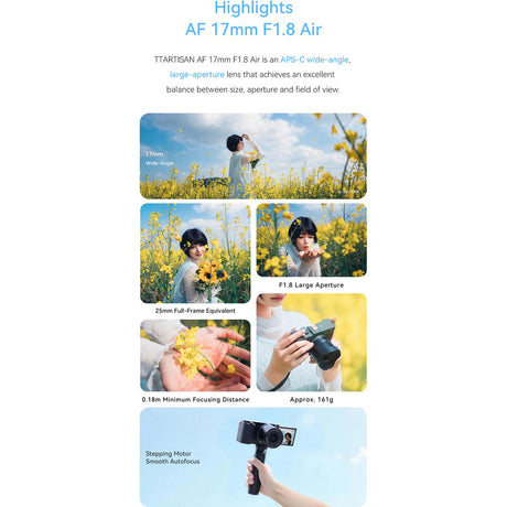 TTArtisan AF 17mm f/1.8 - APS-C - Nikon Z-Mount - Black - image 3 of 5