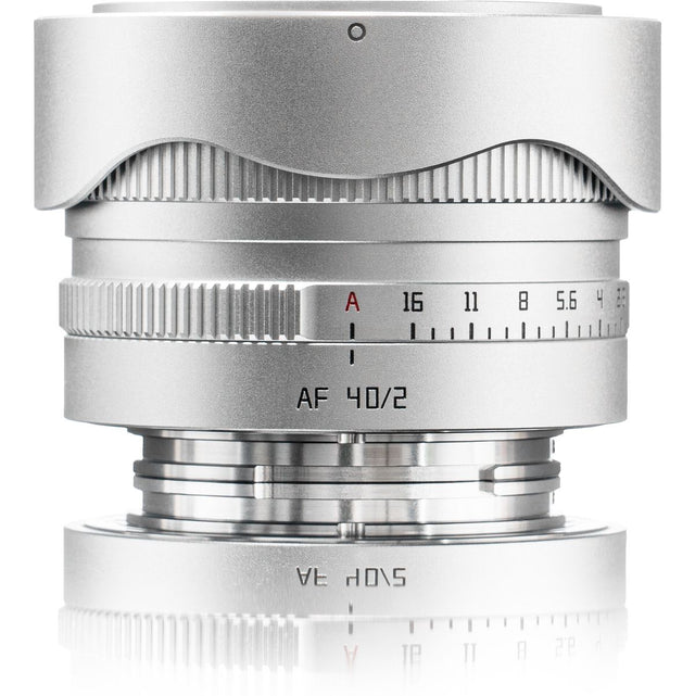 TTArtisan AF40mm f/2.0 - FullFrame - L Mount - Silver