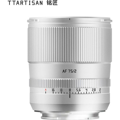 TTArtisan AF 75mm f/2.0 - FullFrame - Sony E-Mount - Silver
