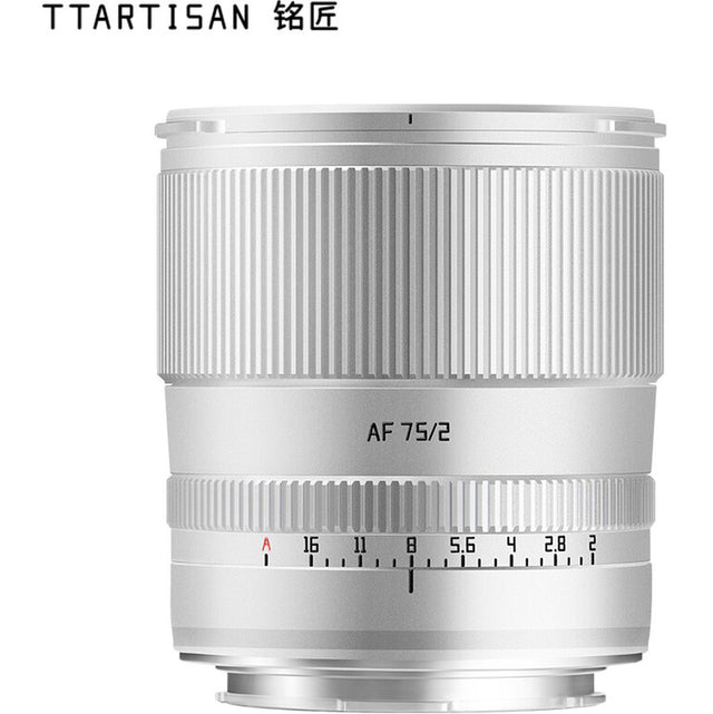 TTArtisan AF 75mm f/2.0 - FullFrame - L-Mount - Silver