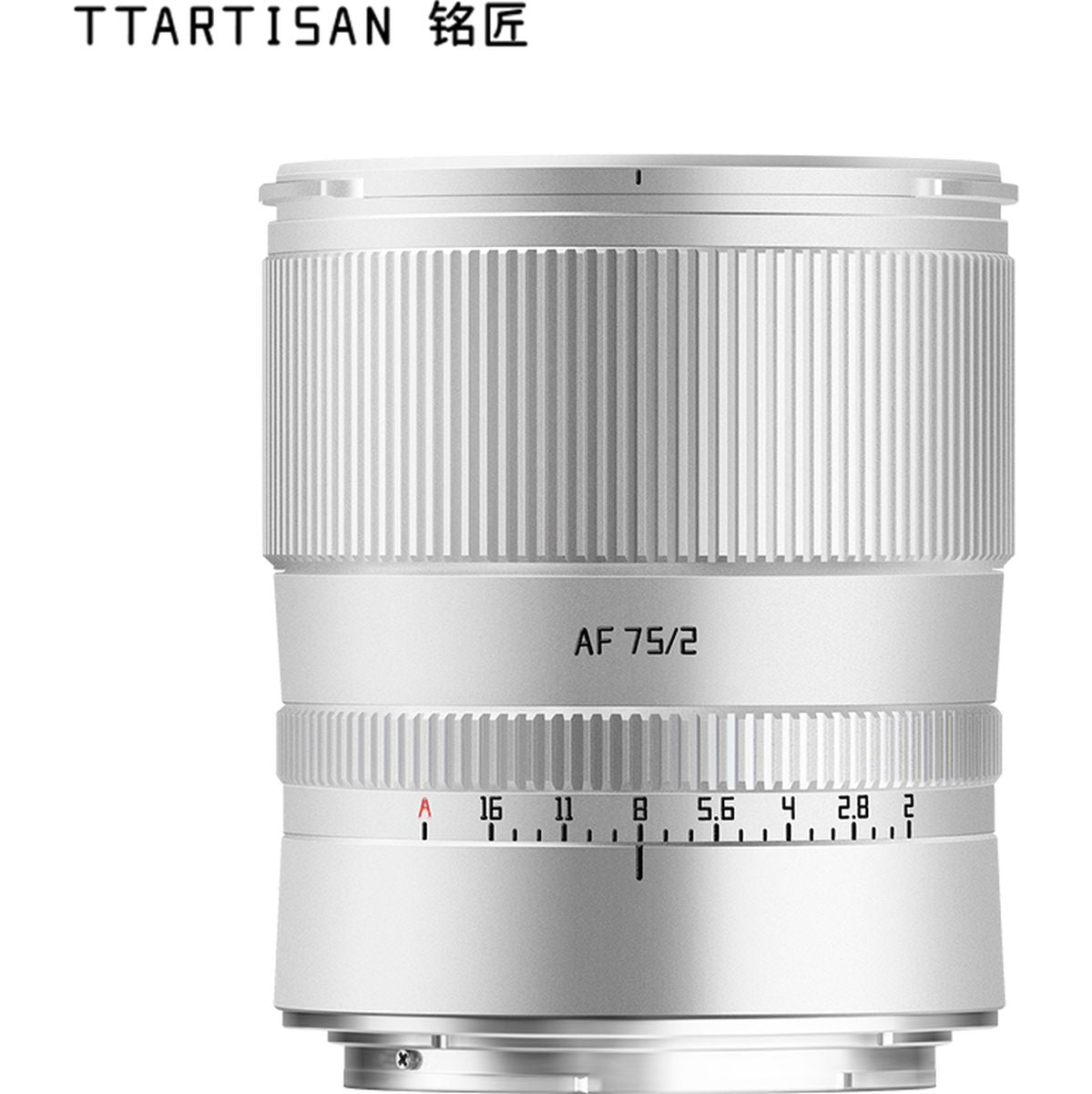 TTArtisan AF 75mm f/2.0 - FullFrame - Nikon Z-Mount - Silver