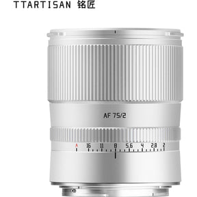 TTArtisan AF 75mm f/2.0 - FullFrame - Nikon Z-Mount - Silver