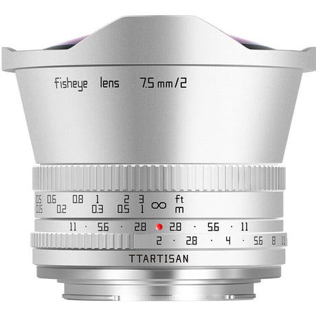TTArtisan 7.5mm f/2.0 - APS-C - Sony E-Mount - Silver