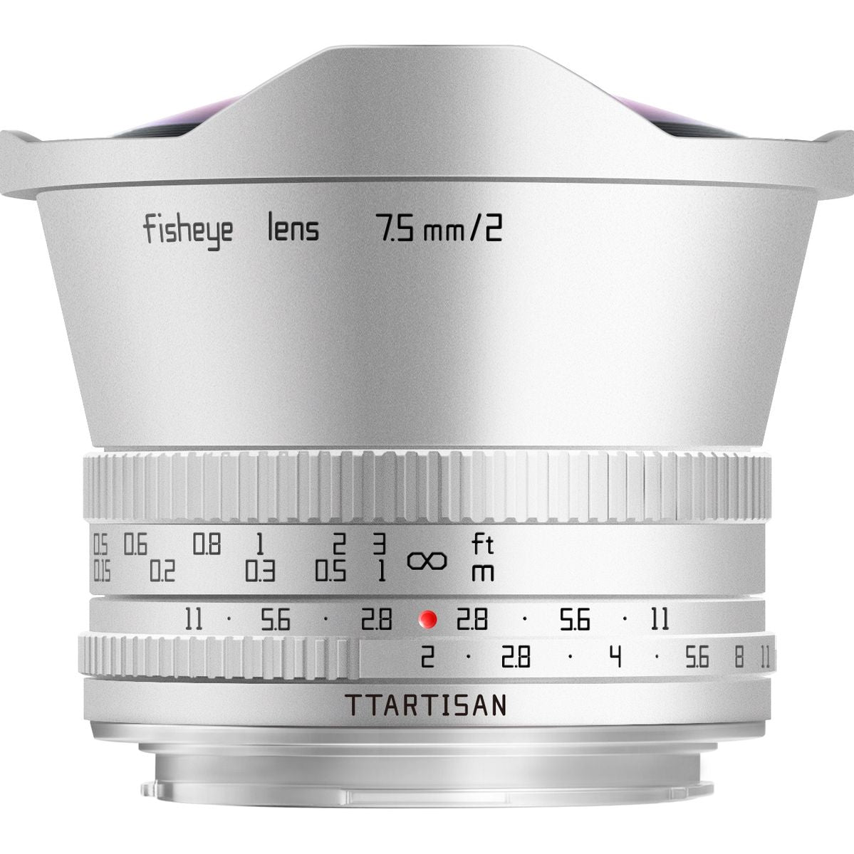 TTArtisan 7.5mm f/2.0 - APS-C - MFT-Mount - Silver