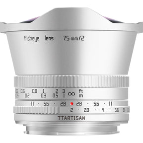 TTArtisan 7.5mm f/2.0 - APS-C - MFT-Mount - Silver