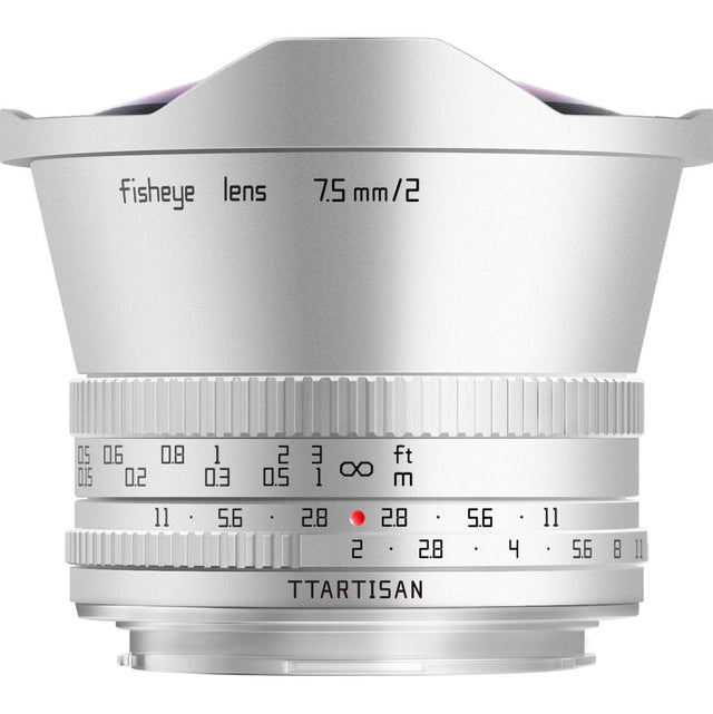 TTArtisan 7.5mm f/2.0 - APS-C - MFT-Mount - Silver