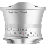 TTArtisan 7.5mm f/2.0 - APS-C - Canon RF-Mount - Silver