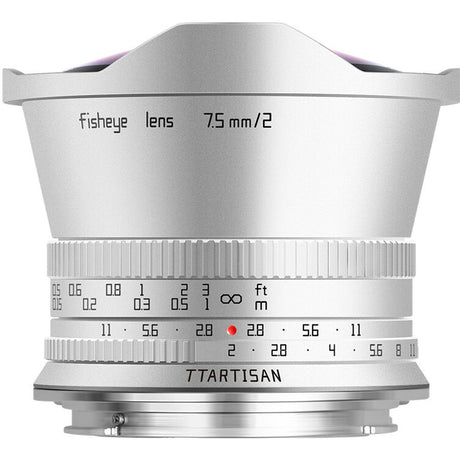 TTArtisan 7.5mm f/2.0 - APS-C - Canon RF-Mount - Silver