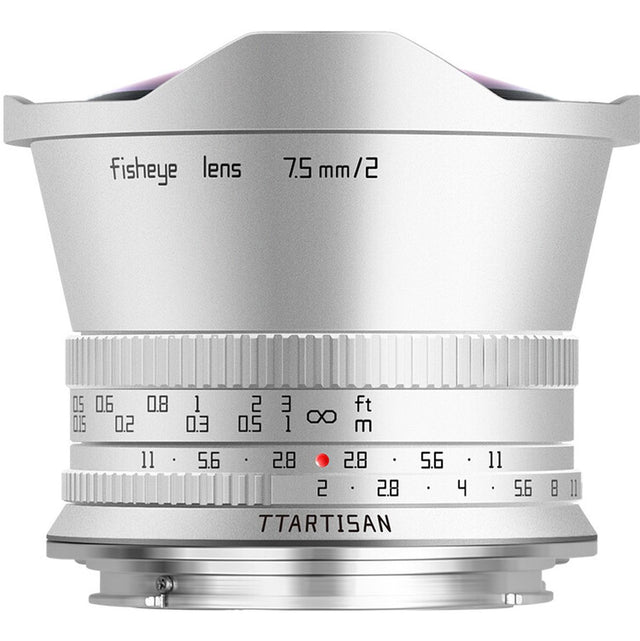 TTArtisan 7.5mm f/2.0 - APS-C - Canon RF-Mount - Silver