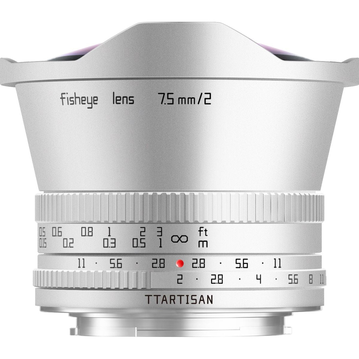 TTArtisan 7.5mm f/2.0 - APS-C - Fujifilm X-Mount - Silver