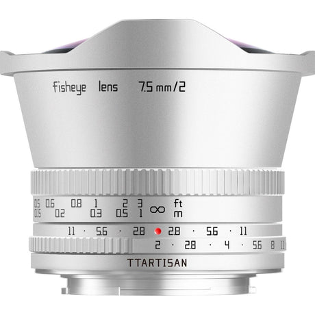 TTArtisan 7.5mm f/2.0 - APS-C - Fujifilm X-Mount - Silver