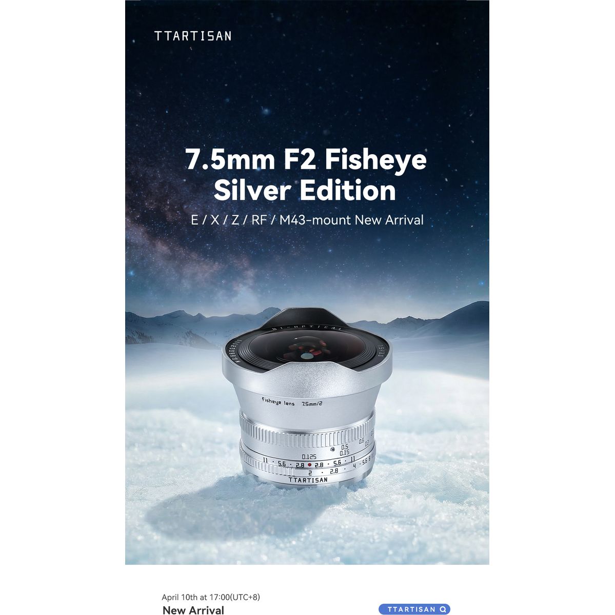 TTArtisan 7.5mm f/2.0 - APS-C - Fujifilm X-Mount - Silver - image 5 of 5