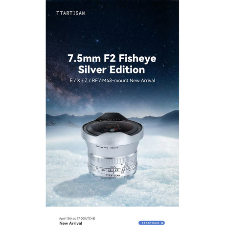 TTArtisan 7.5mm f/2.0 - APS-C - Fujifilm X-Mount - Silver - image 5 of 5