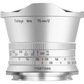 TTArtisan 7.5mm f/2.0 - APS-C - Nikon Z-Mount - Silver