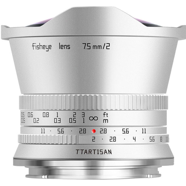 TTArtisan 7.5mm f/2.0 - APS-C - Nikon Z-Mount - Silver