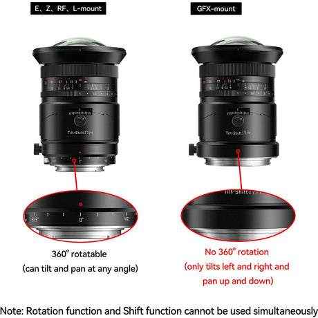 TTArtisan Tilt-Shift 17mm f/4.0 FullFrame - Fujifilm GFX-Mount - image 4 of 5