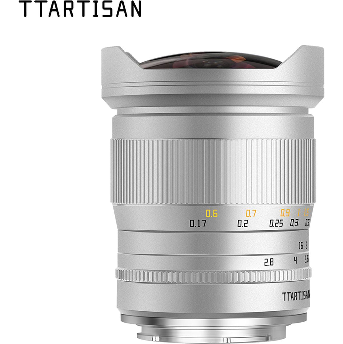 TTArtisan 11mm Fisheye f/2.8 FullFrame - Sony E - Silver