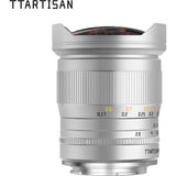 TTArtisan 11mm Fisheye f/2.8 FullFrame - Sony E - Silver