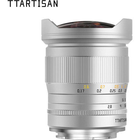TTArtisan 11mm Fisheye f/2.8 FullFrame - Sony E - Silver
