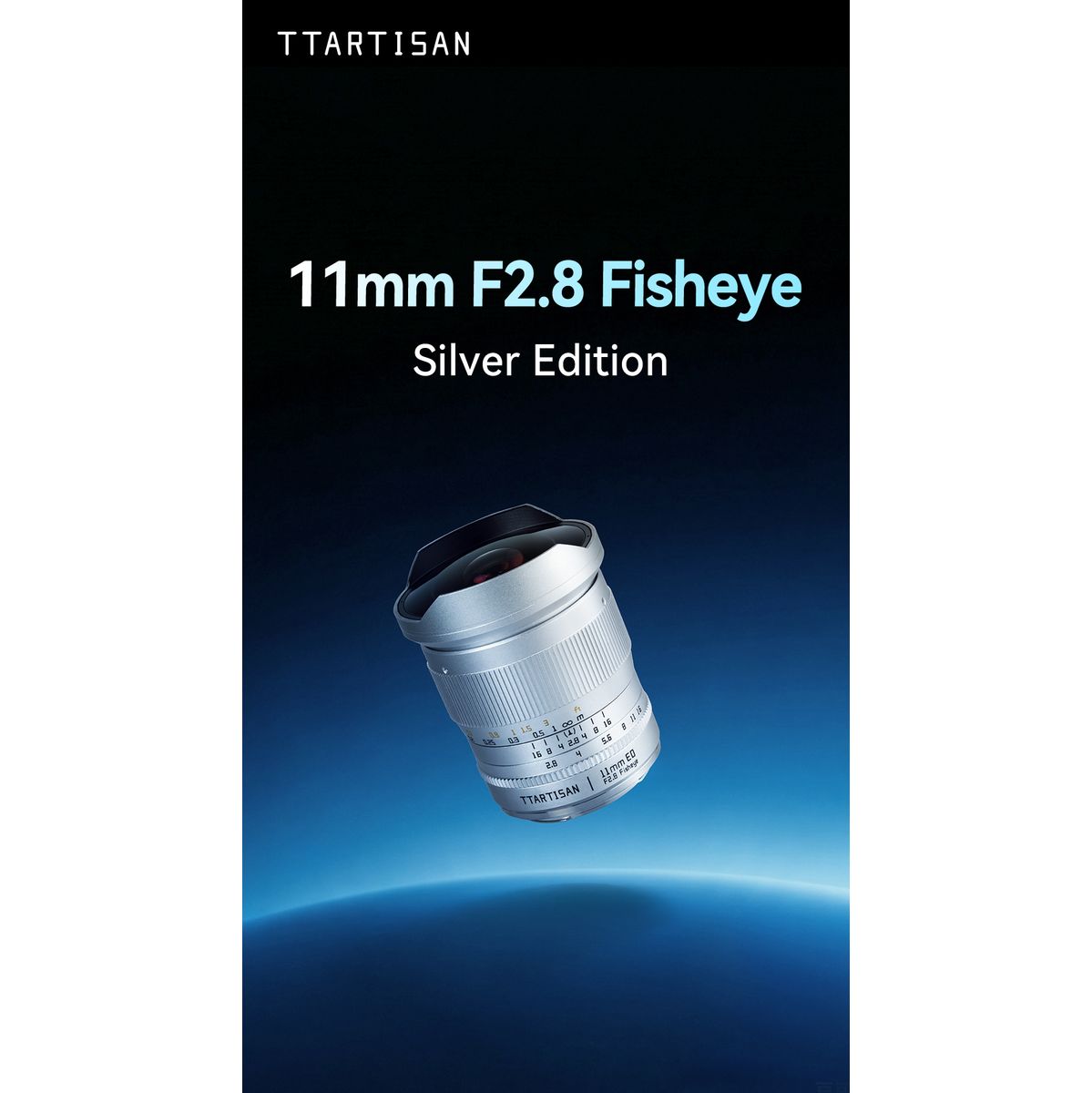 TTArtisan 11mm Fisheye f/2.8 FullFrame - Sony E - Silver - image 4 of 5