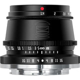 TTArtisan 35mm f/1.4 MFT (Pana/Olympus) | FourThirds Black
