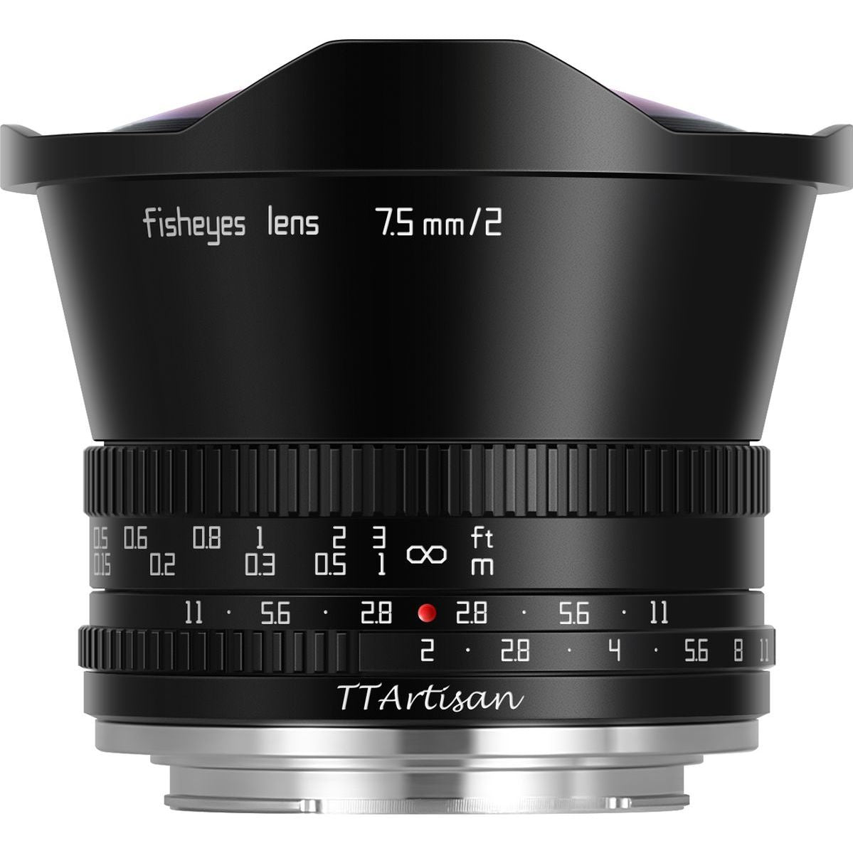 TTArtisan 7.5mm f/2.0 MFT (Pana/Olympus) | FourThirds Black