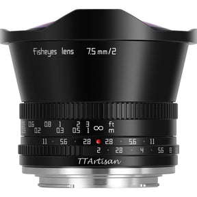 TTArtisan 7.5mm f/2.0 MFT (Pana/Olympus) | FourThirds Black