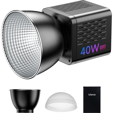 Ulanzi 40WRGB COB Lamp RGB w/ Built-In Battery / USB-C