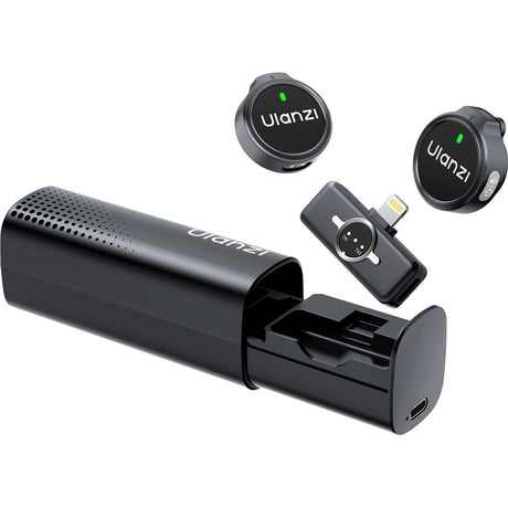 Ulanzi A21 Wireless Microphone-Set + Case Lightning - Black