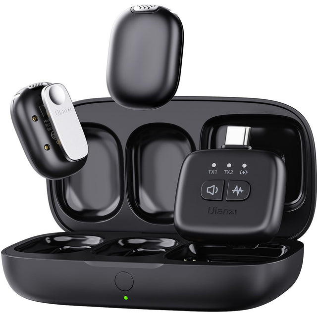 Ulanzi A30 TinyMic Wireless Microphone Set Black.
