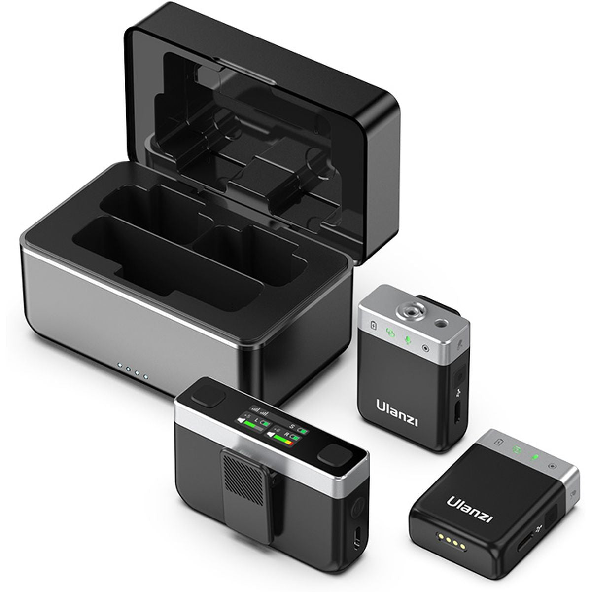 Ulanzi AM18 U-Mic Wireless Microphone Set w/ 2 Transmitters - image 2 of 2
