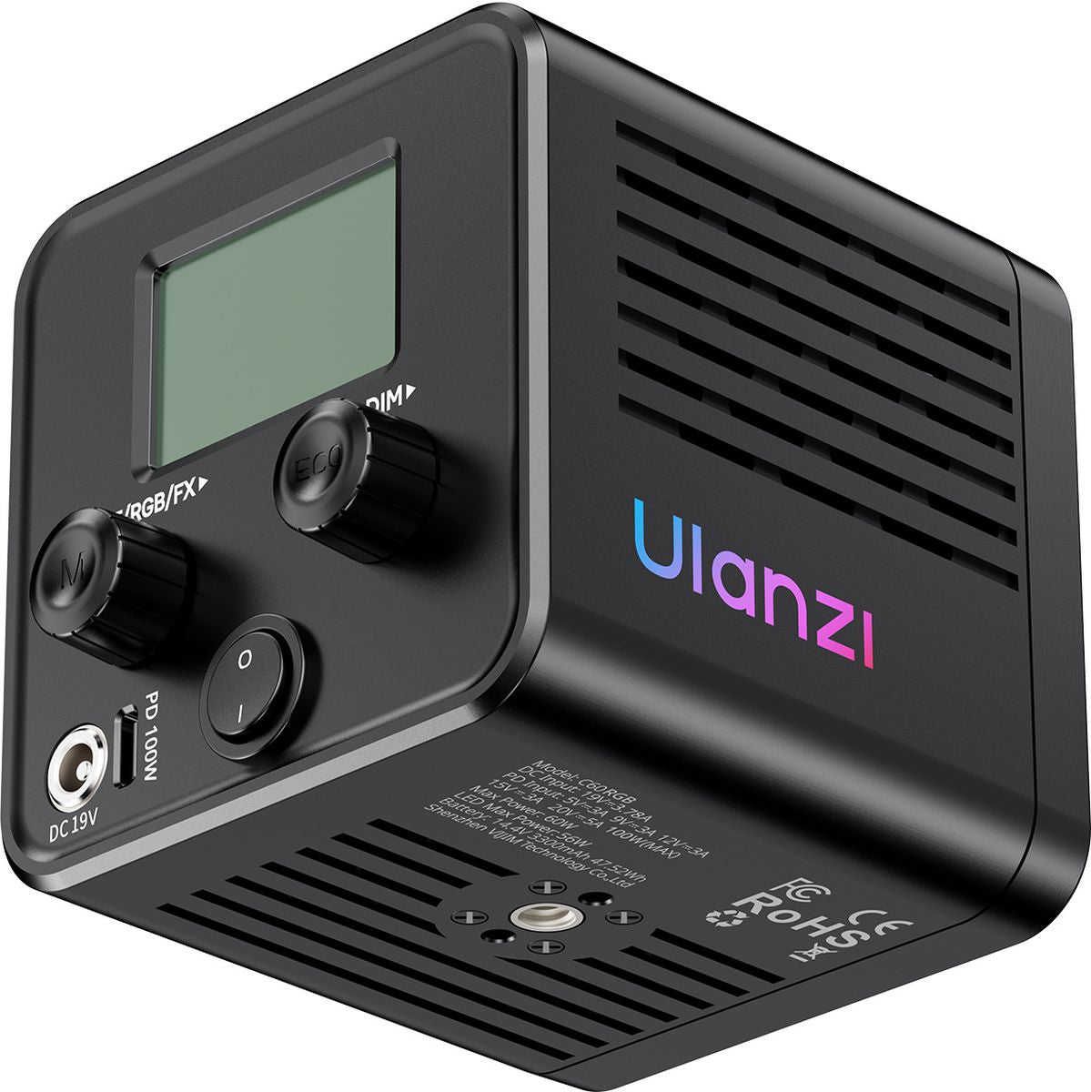Ulanzi C60RGB 60W RGB Video Light - w/o DC-Adapter - image 4 of 5