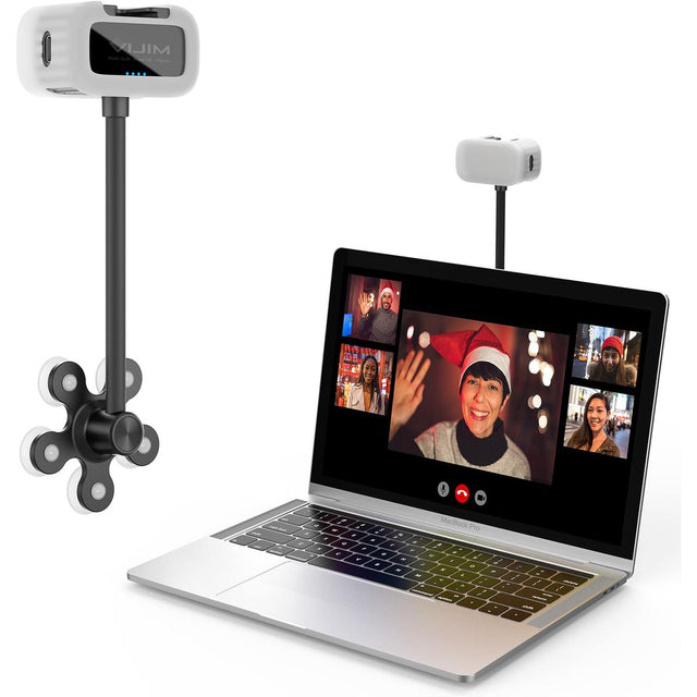 VIJIM CL12 Mini Video Lamp w/ Suction Cup For Video Calls.