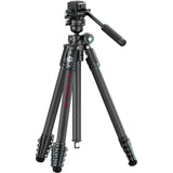 Ulanzi JJ06 Video Travel Tripod Carbon w/ Tiltable Arm - image 2 of 5