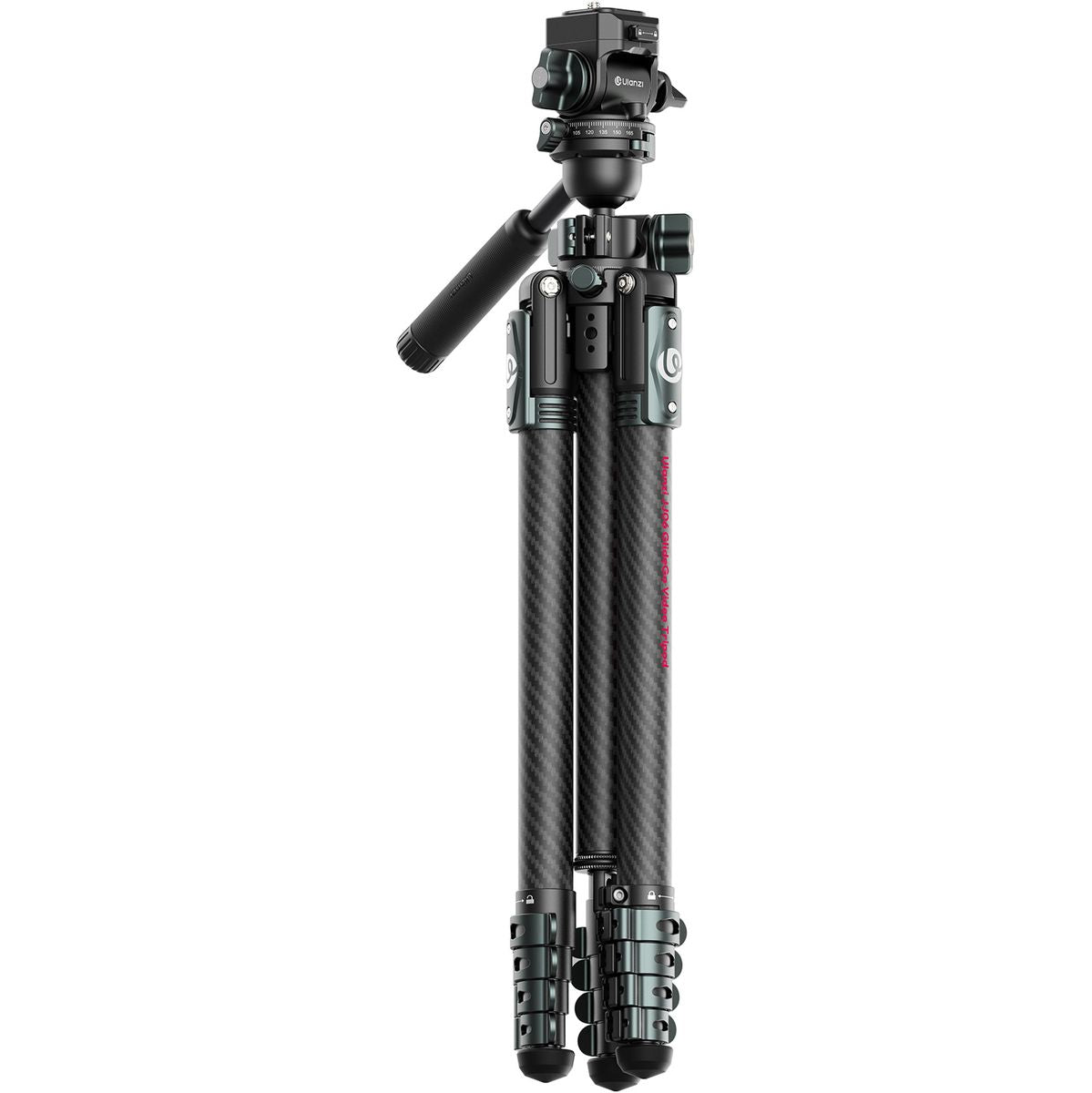 Ulanzi JJ06 Video Travel Tripod Carbon w/ Tiltable Arm - image 5 of 5