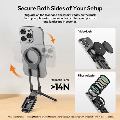 Ulanzi MA38 Maglock Mini Smartphone-Tripod w/ Haak Arca - image 5 of 5