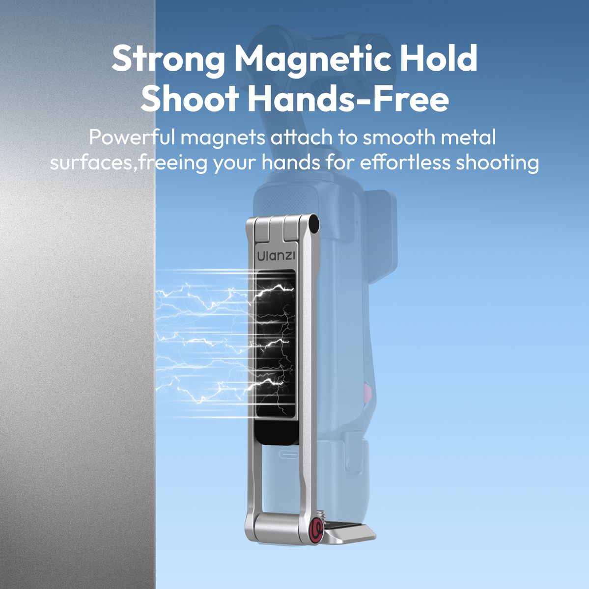 Ulanzi MA66L Magnetic Tripod For Moon Ultra - Silver - image 5 of 5