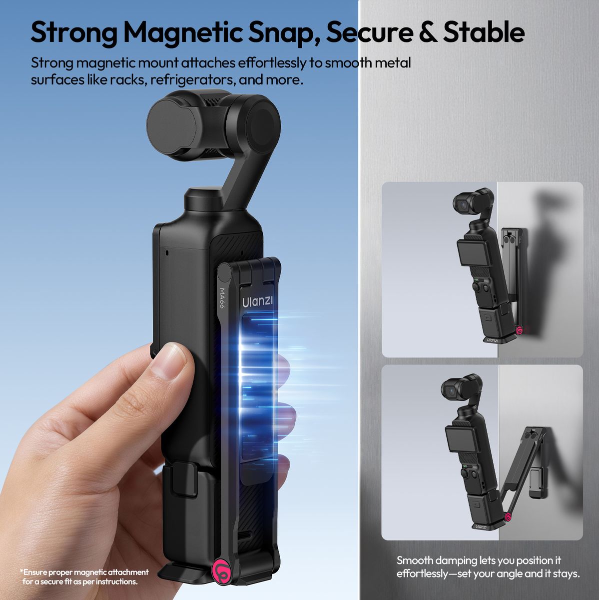 Ulanzi MA66 4-IN-1 Mini-Tripod For DJI Osmo Pocket 3 - image 3 of 5