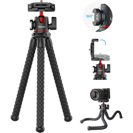 Ulanzi MT-33 Flexible Tripod XL w/ Cold Shoe Mount