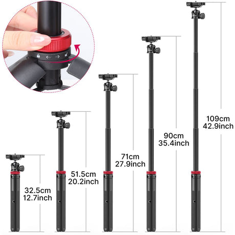 Ulanzi MT-44 Selfie Stick Tripod Phone And Camera 146cm - image 2 of 2