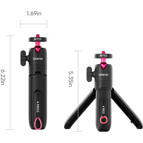 Ulanzi MT55 Snapgo Selfiestick Tripod w/ Backpack-Mount - image 2 of 2