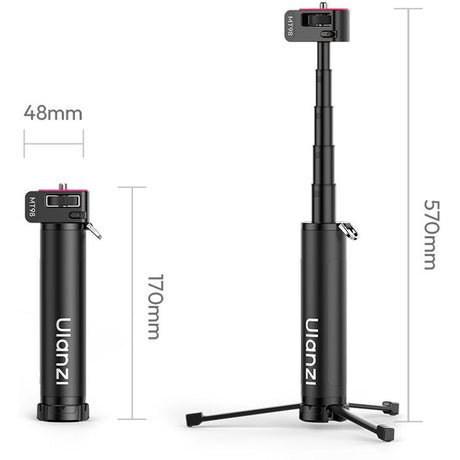 Ulanzi MT98 Foldable Invisible Selfiestick For Insta360 - image 2 of 5