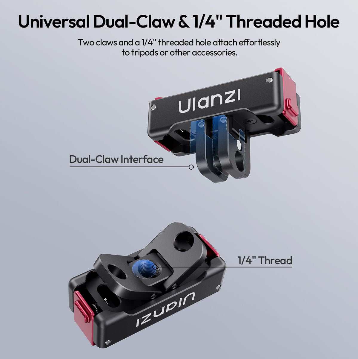 Ulanzi OA24 1/4 GoPro-Adapter For DJI Osmo Action 6 - image 3 of 5
